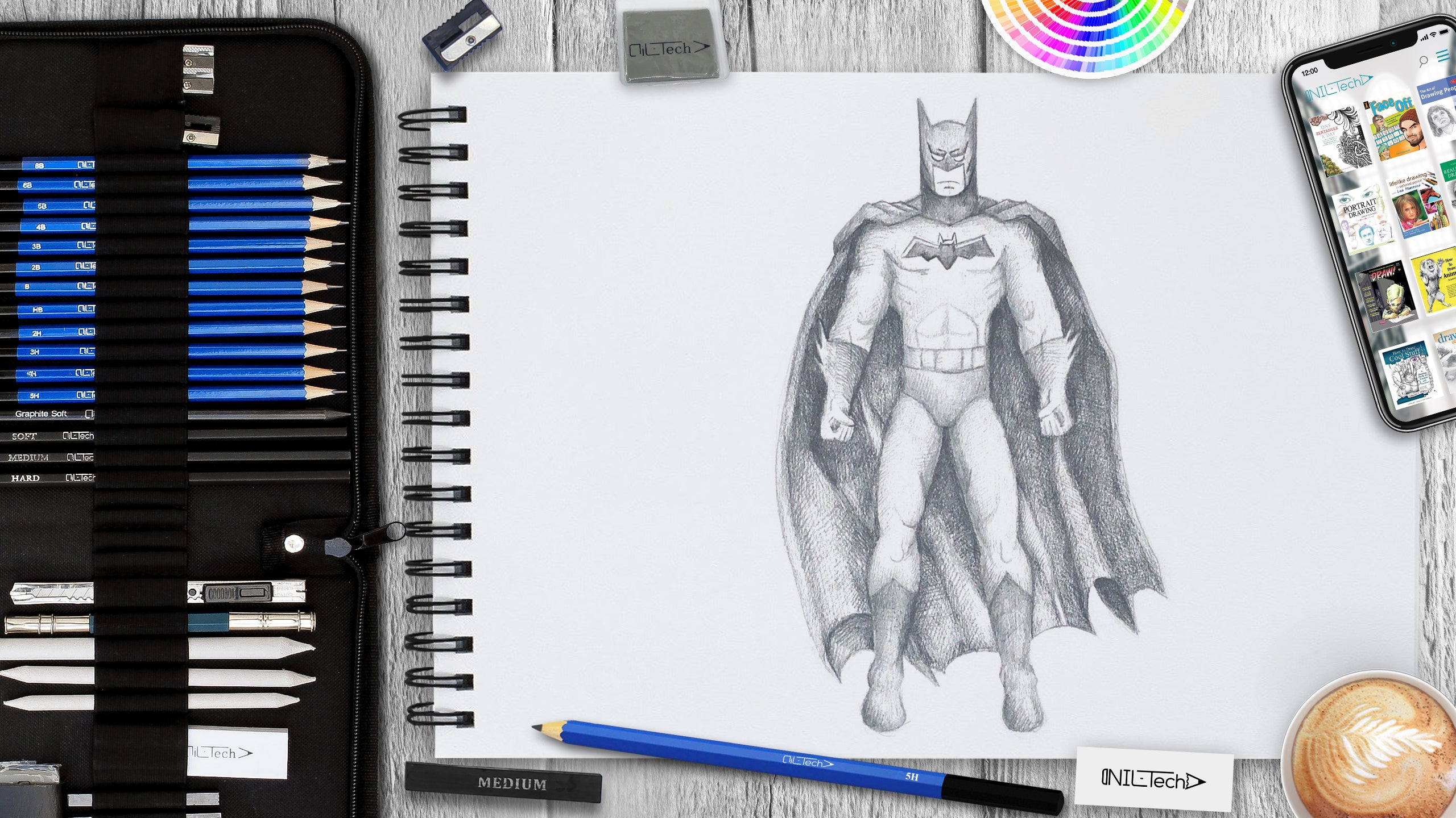 How to Draw Batman - Easy Drawing Tutorial For Kids